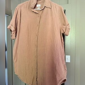 Aritzia Shirt dress cover up